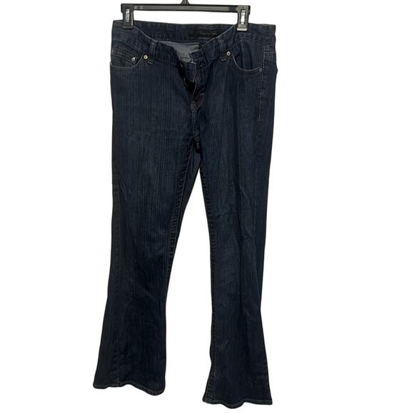 Calvin Klein Jeans Wide Leg Flare Lightweight Jeans - Picture 1 of 10